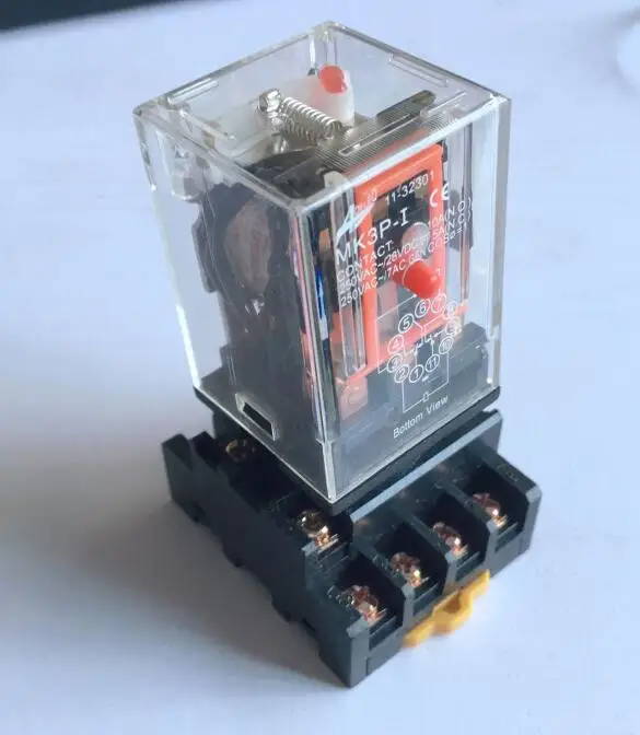 Реле с разъемом PF113A 11 Pin 10 А 250 в пост. Тока 12 220 В переменный ток|220v relay|relay 220v acrelay |