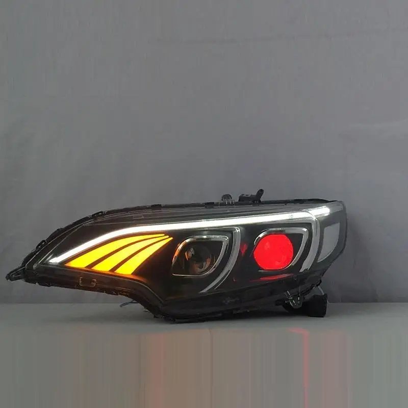 Drl Cob автомобилей Neblineros Led Para Авто Assessoires фары передние противотуманные задние Автомобильные фары в сборе 15 16 17 для Honda Fit