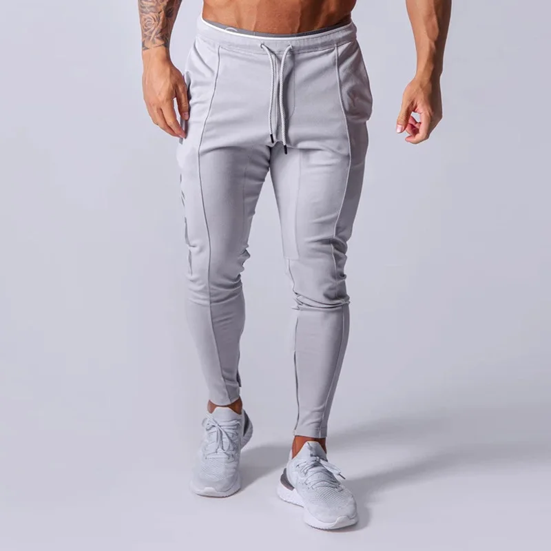 Pantalones deportivos para hombres, pantalones deportivos de bolsillo, foutbol, entrenamiento, deporte, pantalones Elasti