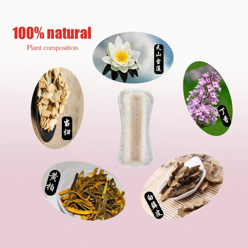 5/10pc Chinese Herbal Gynecological Pads Medicine Tampons Vaginal Infection Silver-ion Gynecol Cure Care Medicated Sanitary Pads Vaginal detox tampons,menstrual panties