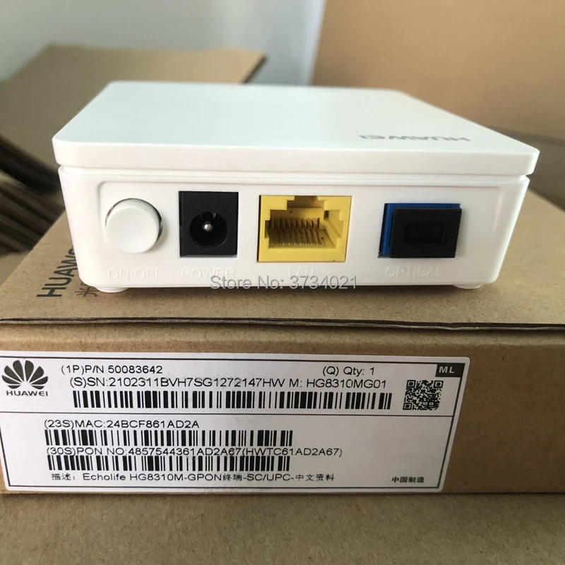 Huawei GPON onu hg8310m 1GE порт ftth gpon ont модем английская прошивка оптоволоконное