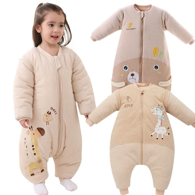 Sleeping-Bag Sack Bedding Split-Leg Baby-Carriage Newborn-Baby Winter Children Thicken