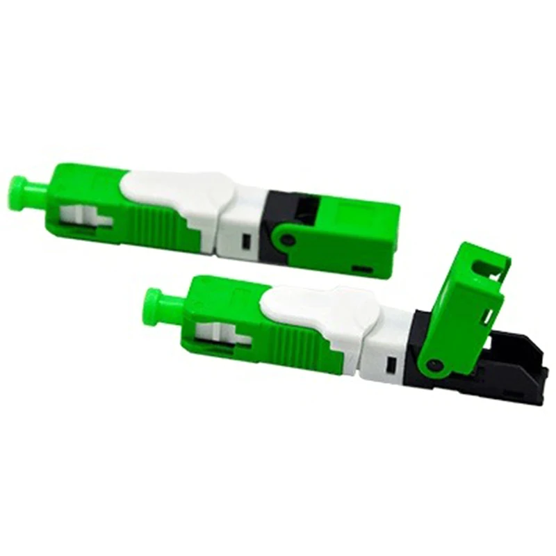 100 шт./лот FTTH ESC250D SC APC и SC UPC Одномодовый оптоволоконный быстрый разъем FTTH SM оптический Быстрый разъем