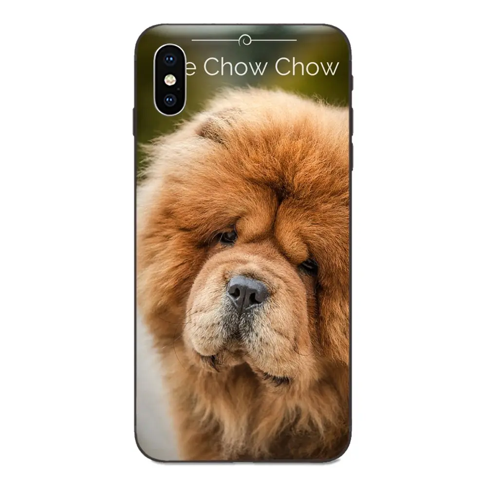Мягкий чехол Chow Puppy для Apple iPhone 4 4S 5 5S SE 6 6S 7 8 Plus X XS Max XR|Чехлы-накладки| |