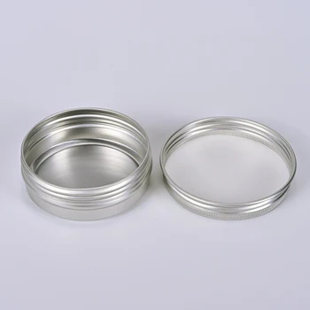 

15 Pcs/Set 60ml Empty Aluminium Bottle Small Jar Oil Wax Cream Container Tin Can Travel Cosmetic Bottle Candle Box