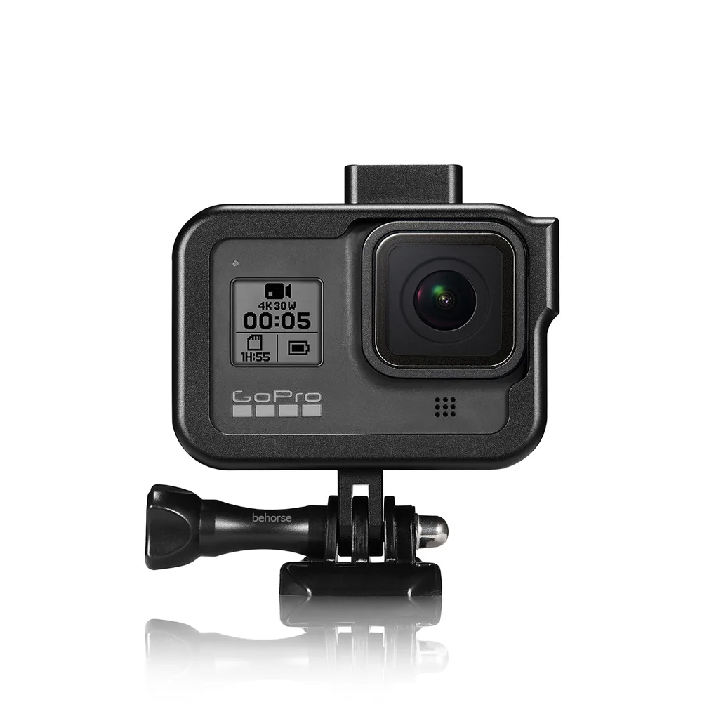 Чехол с металлической рамкой для GoPro Hero 8, защитный чехол с алюминиевой рамкой, корпус для GoPro Hero 8, аксессуары для экшн-камеры