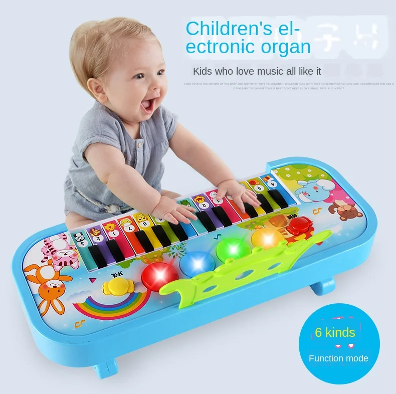 Infantil jogando piano eletrônico educacional brinquedos do bebê crianças  teclado meninos meninas dedos crianças música 37 chaves presente plástico  bonito - AliExpress