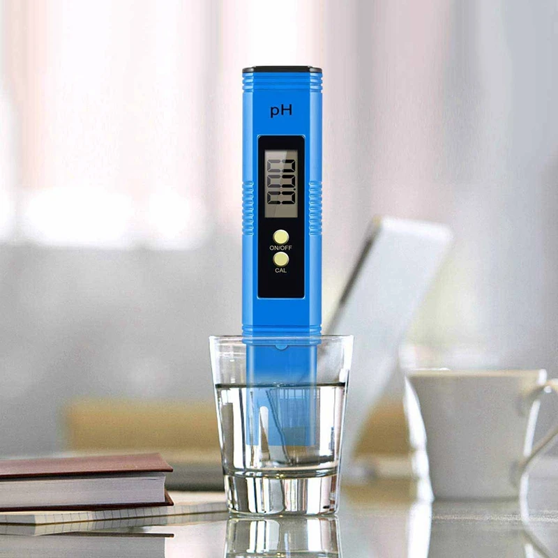 TOP Digital PH Meter, PH Meter 0.01 PH High Accuracy Water Quality Tester with 0-14 PH Measurement Range