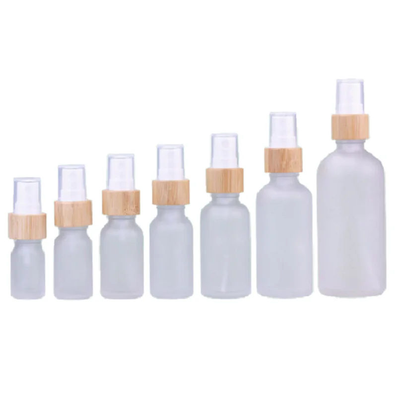 

Refillable Sprayer Bottle White Matte Cosmetic Containers Empty 5ml~100ml Atomizer Makeup Mist Spray Bottle Perfume Glass Vials