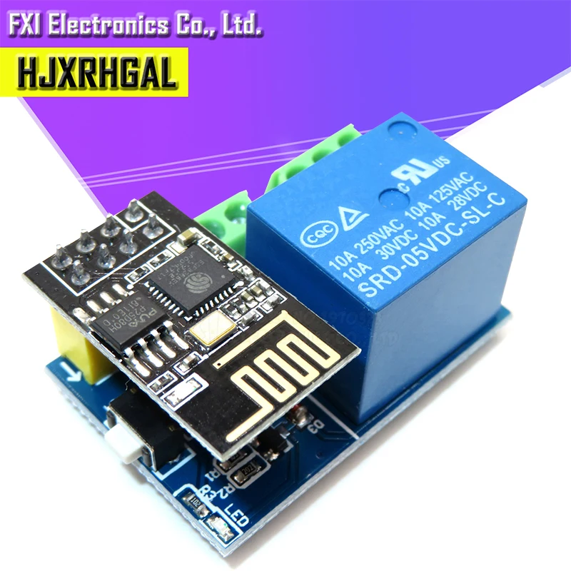 ESP8266 ESP-01 ESP-01S DHT11 датчик температуры и влажности модуль ESP8266 wifi NodeMCU умный дом расстояние 400 м IOT DIY комплект - Цвет: Relay 1 with ESP01S