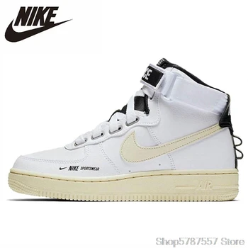 

Nike-Zapatillas deportivas Air Force 1 AF1 para mujer, calzado deportivo resistente al desgaste, para exteriores