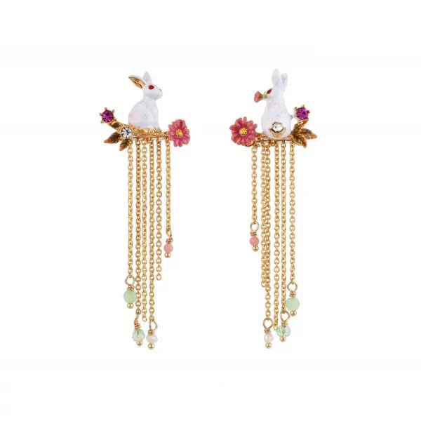 

Rabbit Long Tassel Earring Europe And America Jewelry