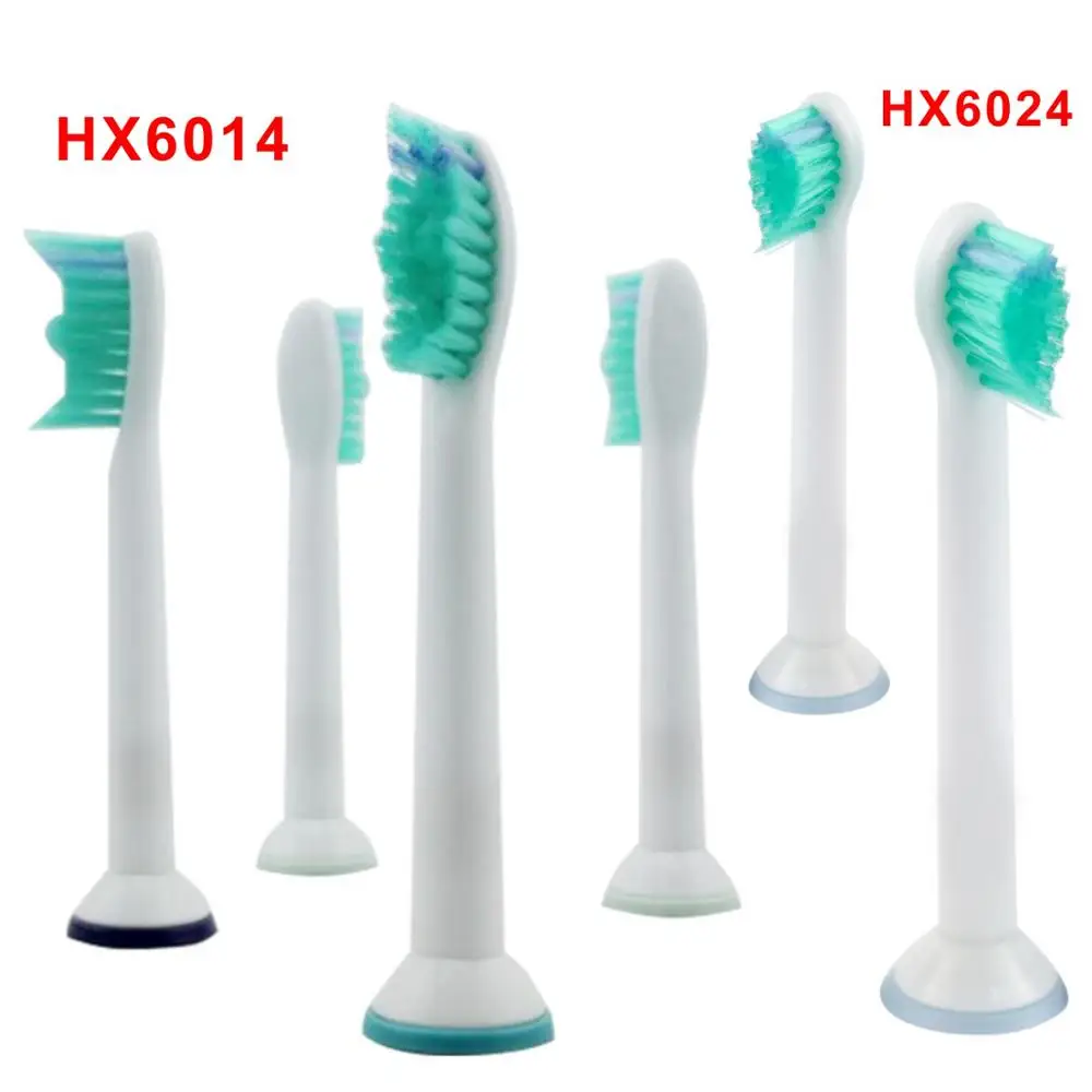 4 шт./лот вибрационные сменные насадки для зубной щетки для Philips Sonicare proresyota HX6014/HX6024/HX6034/HX6064