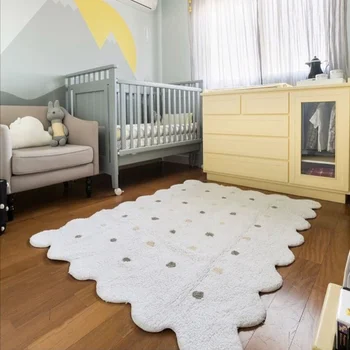 

Nordic Baby Mat Newborn Carpet Cotton Baby Children Carpet Thick Toy Square Play Game Activity Mat Toy Children