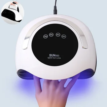 

High Power UV Nail Lamp Professional Nail Polish Dryer Nail Art Gel Lacquer Curing Light Pedicure Manicure Lamp LED Nail Lamp