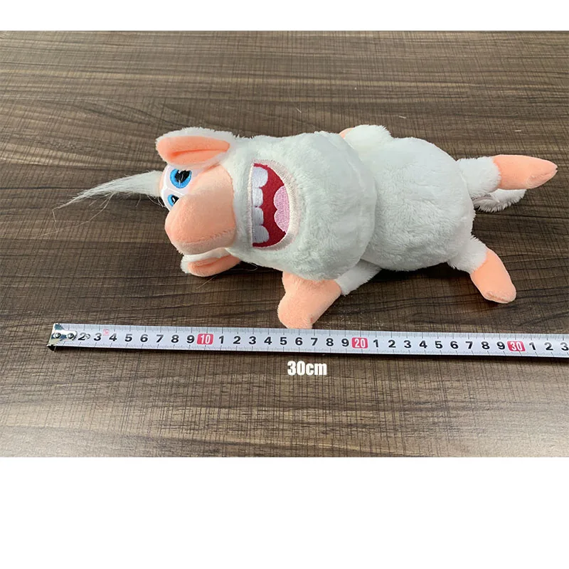 Hot Selling Currently Available Russia Cartoon White Pig Booba Buba Plush Toys Gift Doll Toy