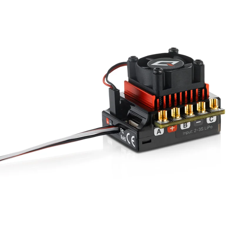 Оригинальный контроллер скорости Hobbywing quirun 10BL120 120 сенсорный 120A 2 3S Lipo бесщеточный