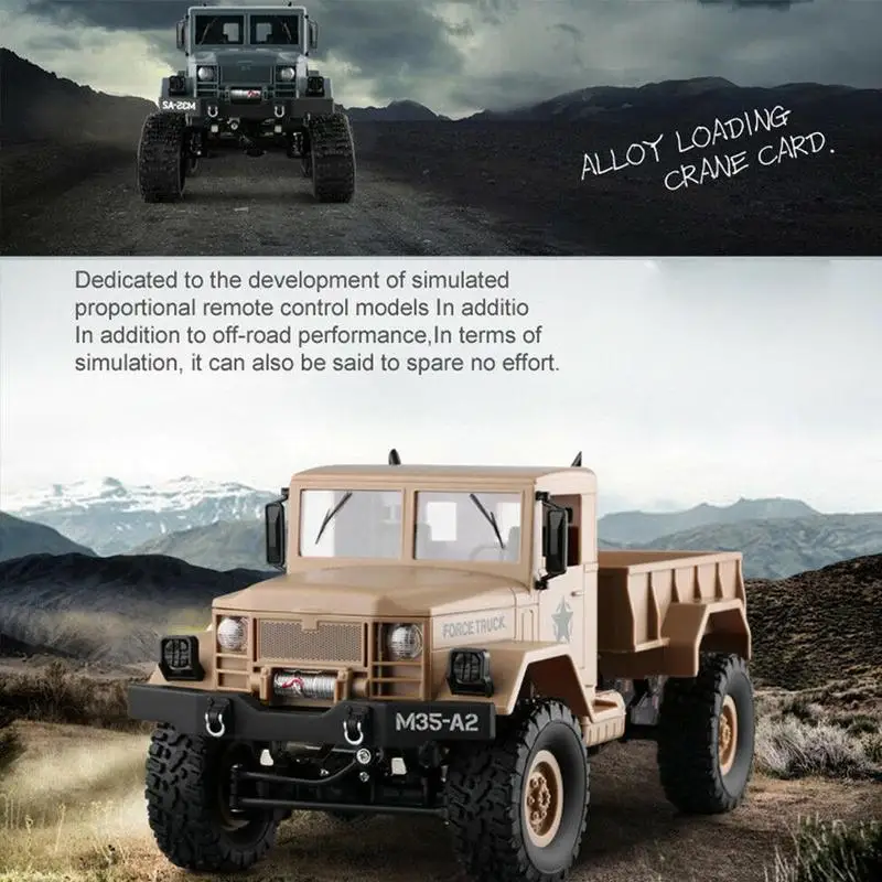Новейшая модель; WI-FI с видом от первого лица Электрический RC грузовик 2,4 г 4WD восхождение 3 кг нагрузки грузовик пульт дистанционного Управление военный грузовик с WI-FI камера с светодиодный светильник