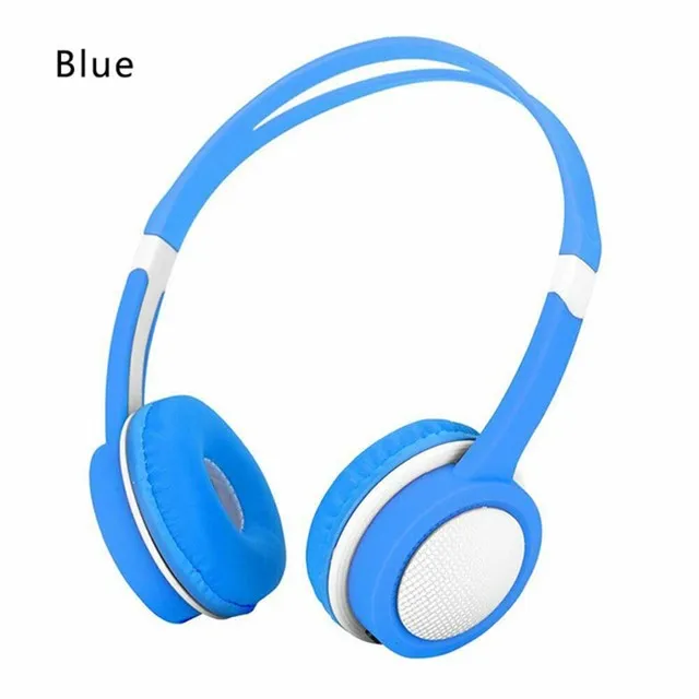 Auriculares con cable para niños Jack de 3,5 mm Estéreo Diadema ajustable  Lindo niño Dinosaurio Auriculares para tabletas PC Azul Ticfox