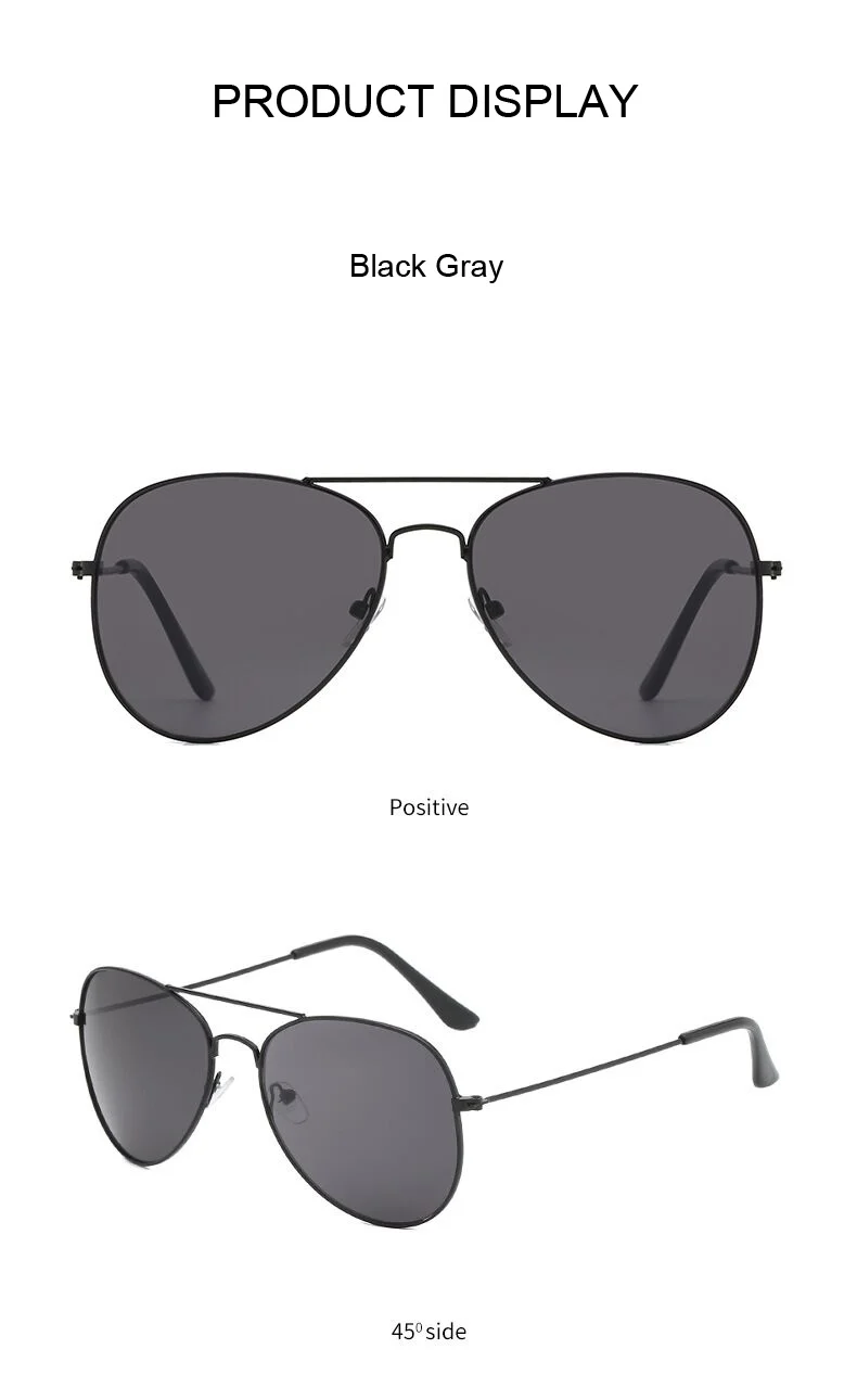 Classic Pilot Sunglasses Woman Fashion Brand Designer Sun Glasses Male Mans Colorful Mirror Aviation Metal Frame Driving Oculos womens ray bans