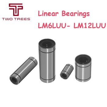 

3d Printer Part Linear Bearings LM6LUU/LM8LUU/LM10LUU/LM6UU/LM8UU Bush Bushing Aluminum Linear Bushing CNC Linear Shaft Ball
