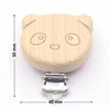5Pcs/Lot Food Grade Beech Wooden Clip Animal Heart Shape Dummy Clip for Baby Teething Pacifier Chain Holder DIY Accesories 4