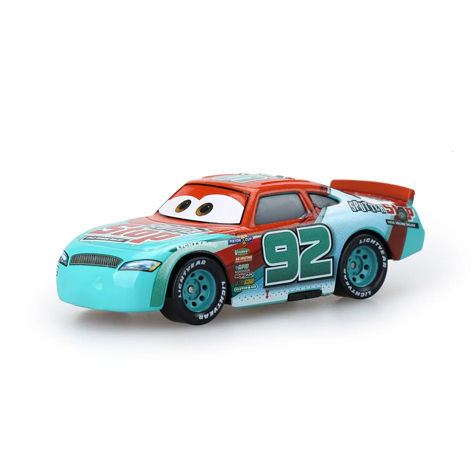 Disney Pixar Cars 2 3 Lightning 40 стиль Mcqueen Mater Jackson Storm Ramirez 1:55 литой автомобиль металлический сплав мальчик детские игрушки подарок