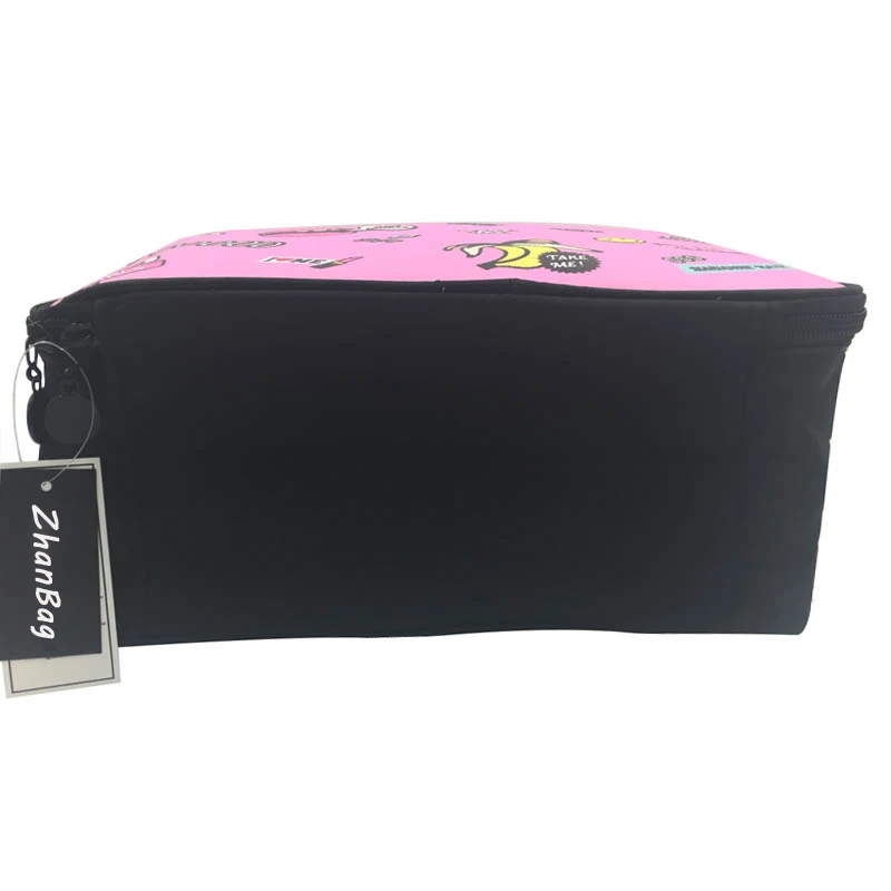 OLAGB Fashion Cartoon Cosmetic Bag Large Capacity Portable Toilet Bathroom Storage Organizer Waterproof Bag Accessories