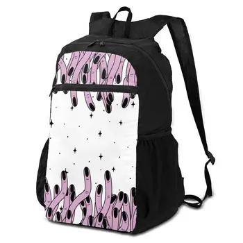 

OLN Fingers Frame With Space And Stars Rainproof Ultralight Foldable Packable Backpack Folding Bag for Women Men Travel Hiking