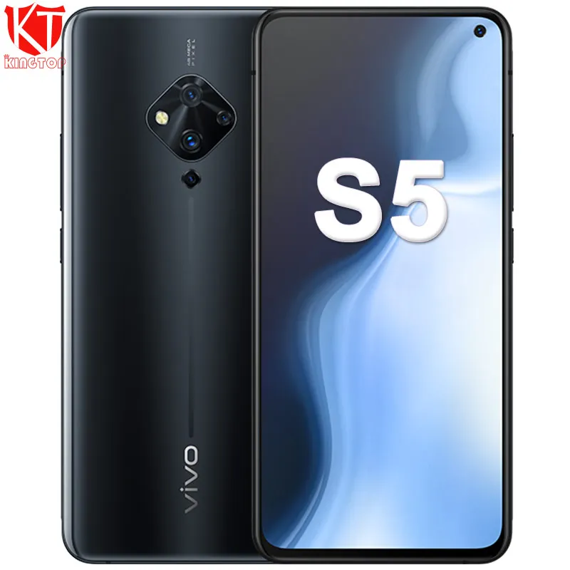 Оригинальный vivo S5 Мобильный телефон 6 44 ''Snapdragon 712 Восьмиядерный 48MP Quad задние