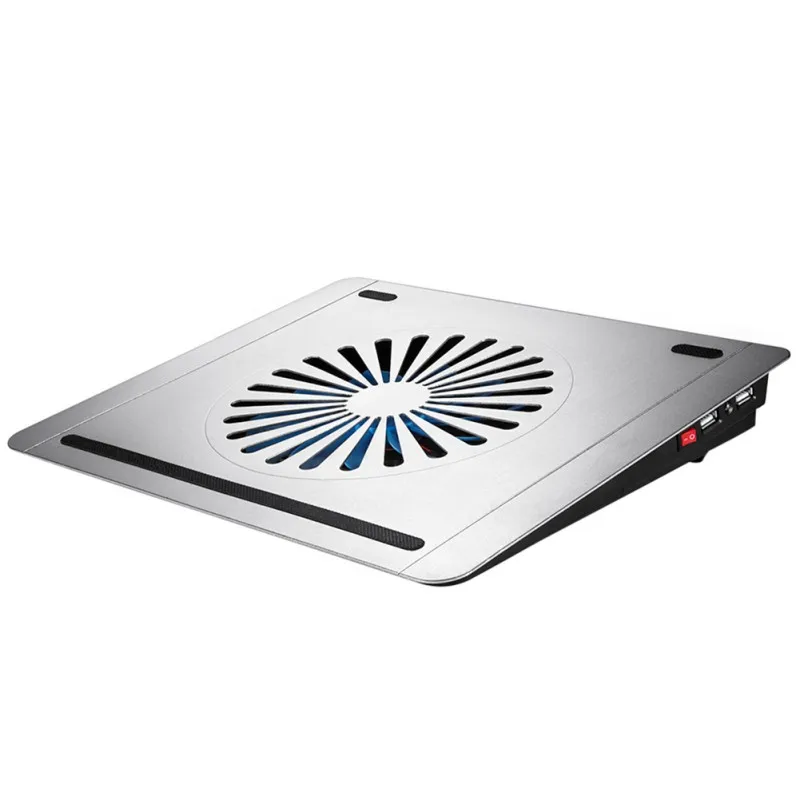 Laptop Cooling Pad Dual USB Port Silent Quiet Notebook Cooler Pad Stand For Macbook Air For Laptop 11-13inch +