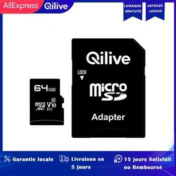 

Qilive Micro SD Card 32gb 64gb 128gb Memory Card for Samrtphone and Table PC