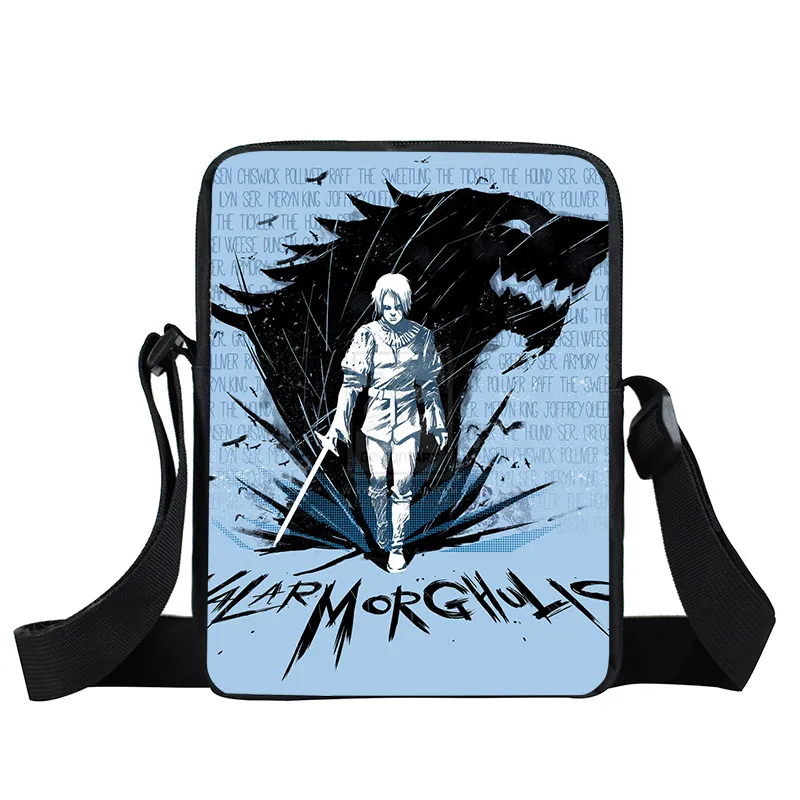 Valar Morghulis сумка-мессенджер ночные часы мини сумка на плечо женские сумки Мужские Игры престолов детские школьные сумки детские сумки - Цвет: XKB-QLDYX48