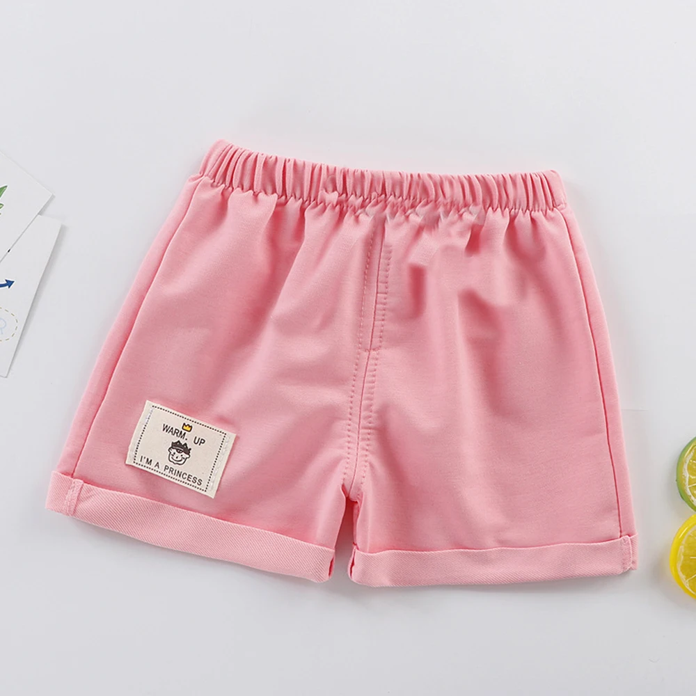 Summer Kids Shorts Trousers For Girls Boys Cotton Beach Loose Casual