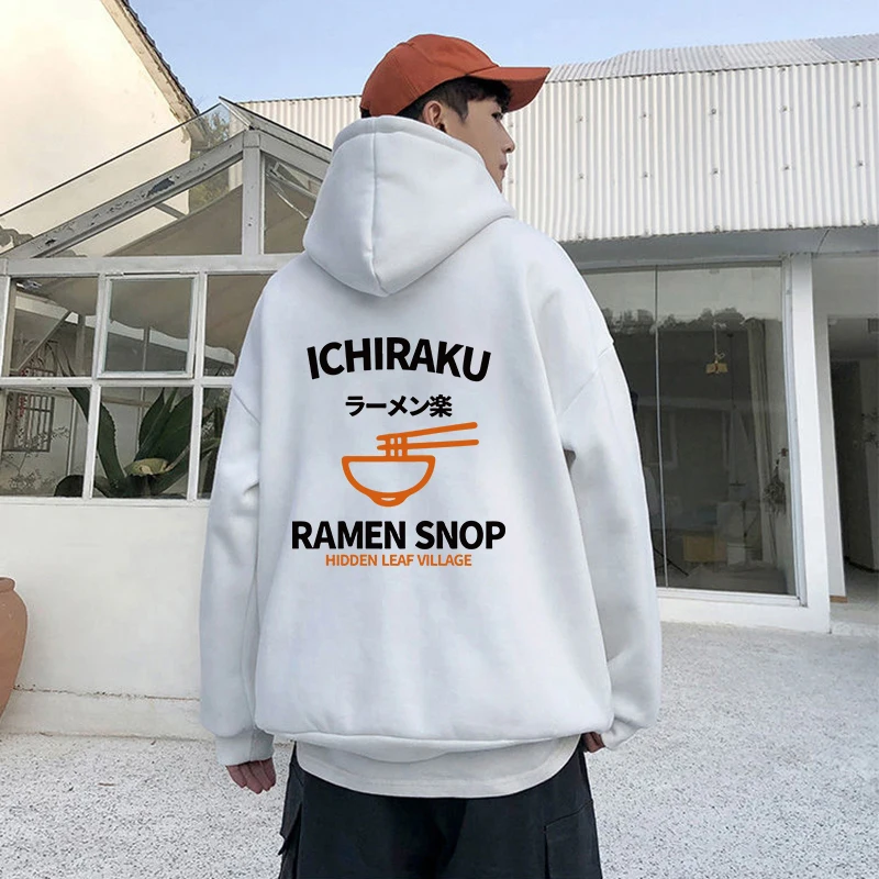 

2021 Cool Boys Casual Cotton Hoodie Ramen Hoodie Sport Fleece Hoodie Tops Pullover Streetwear Size XS-3XL