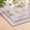 PVC soft glass tablecloth transparent Table Covers 1.5mm/2.0mm/3.0mm Thick Tablecloth Pads Mats Crystal Board Placemat Almofadas ► Photo 3/6