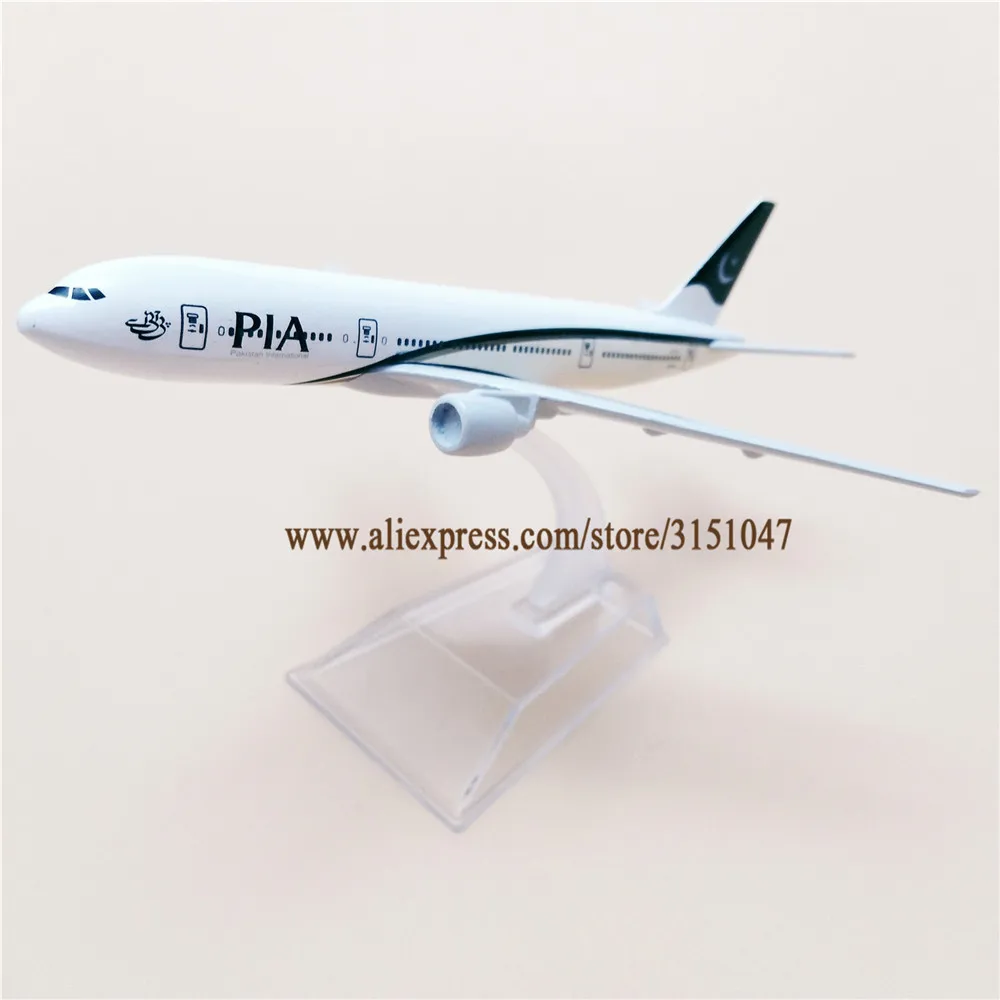 16cm Metal Alloy Plane Model Air Pakistan PIA Airlines B777 Airways