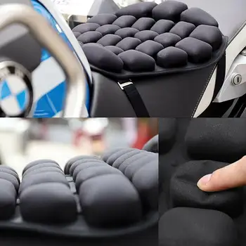 

Motorcycle Air Seat Cushion Pressure Relief Ride Seat Cushion TPU Water-Fillable Seat Pad for Cruiser Touring Saddles