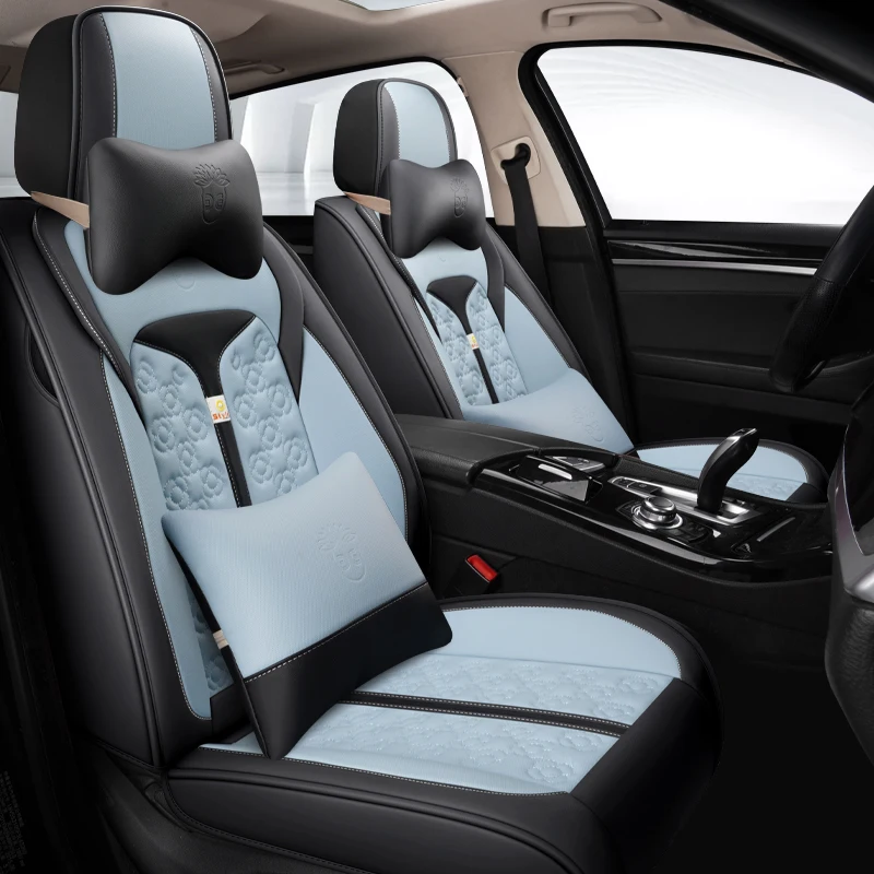 Full Coverage Eco leather auto seats covers PU Leather Car Seat Covers