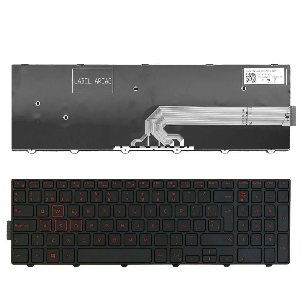 

Laptop Notebook Keyboard Replacement Repair Part For Dell Inspiron 15 7559 7559 Spanish Laptop Keyboard 2019 New
