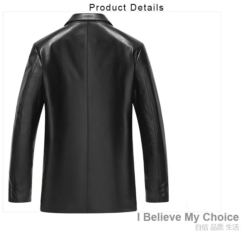

Genuine Leather Jacket Men Spring Autumn Real Sheepskin Coat Blazer Leather Jackets and Coats 2020 61Z6609 KJ2413