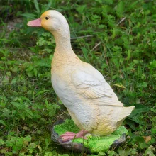 Декоративные статуи, искусственные утки, садовая скульптура, уличная имитация, пейзаж, ремесла, модель из смолы, украшения для дома, реалистичный пруд