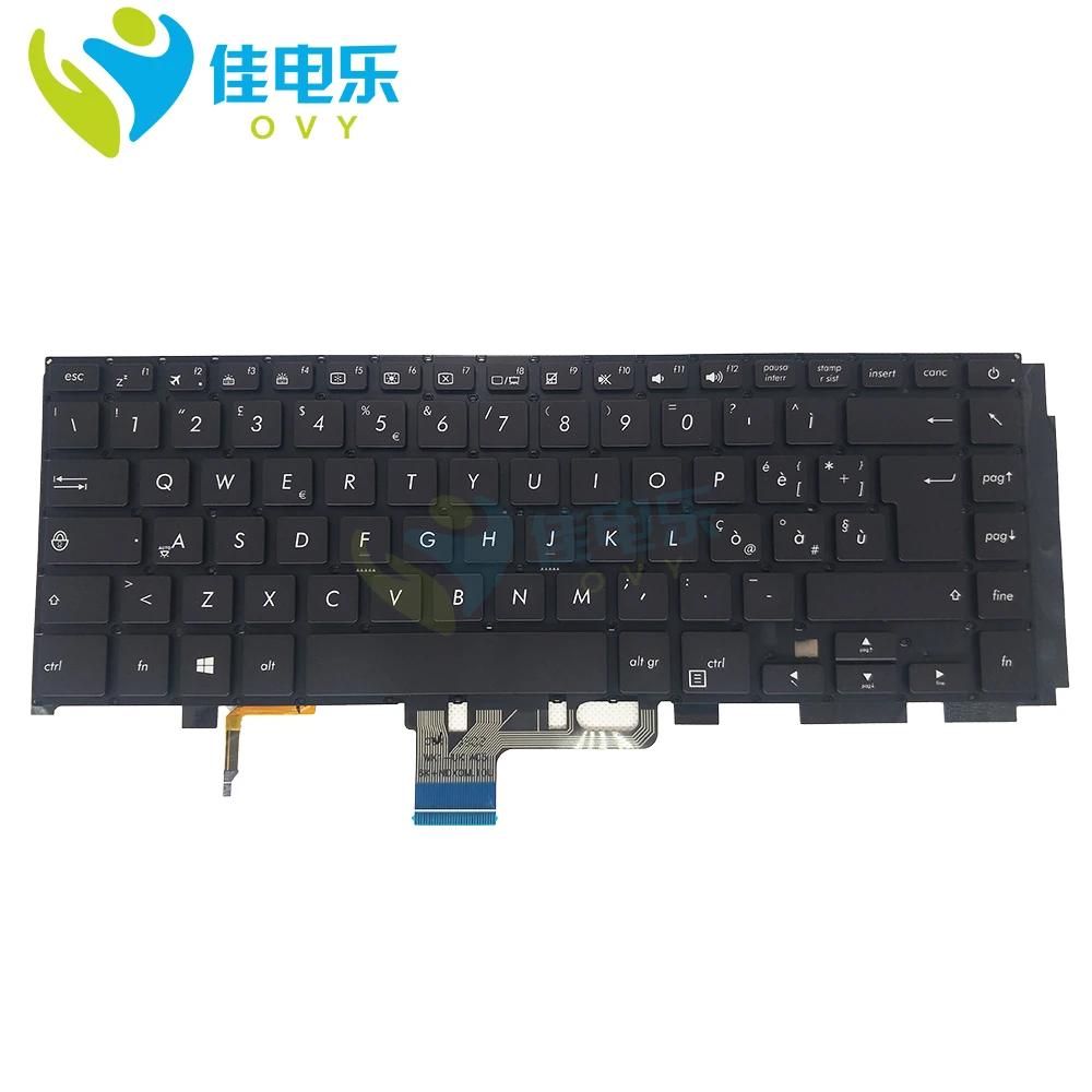Клавиатура для ноутбука ASUS ZenBook Pro UX550 UX550VD UX530U UX580 IT SK CS клавиатура с подсветкой 0KNB0