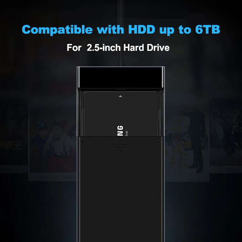 Ugreen HDD чехол 2,5 SATA к USB 3,0 адаптер для жесткого диска корпус для SSD диск HDD коробка Тип C 3,1 корпус HD внешний корпус HDD