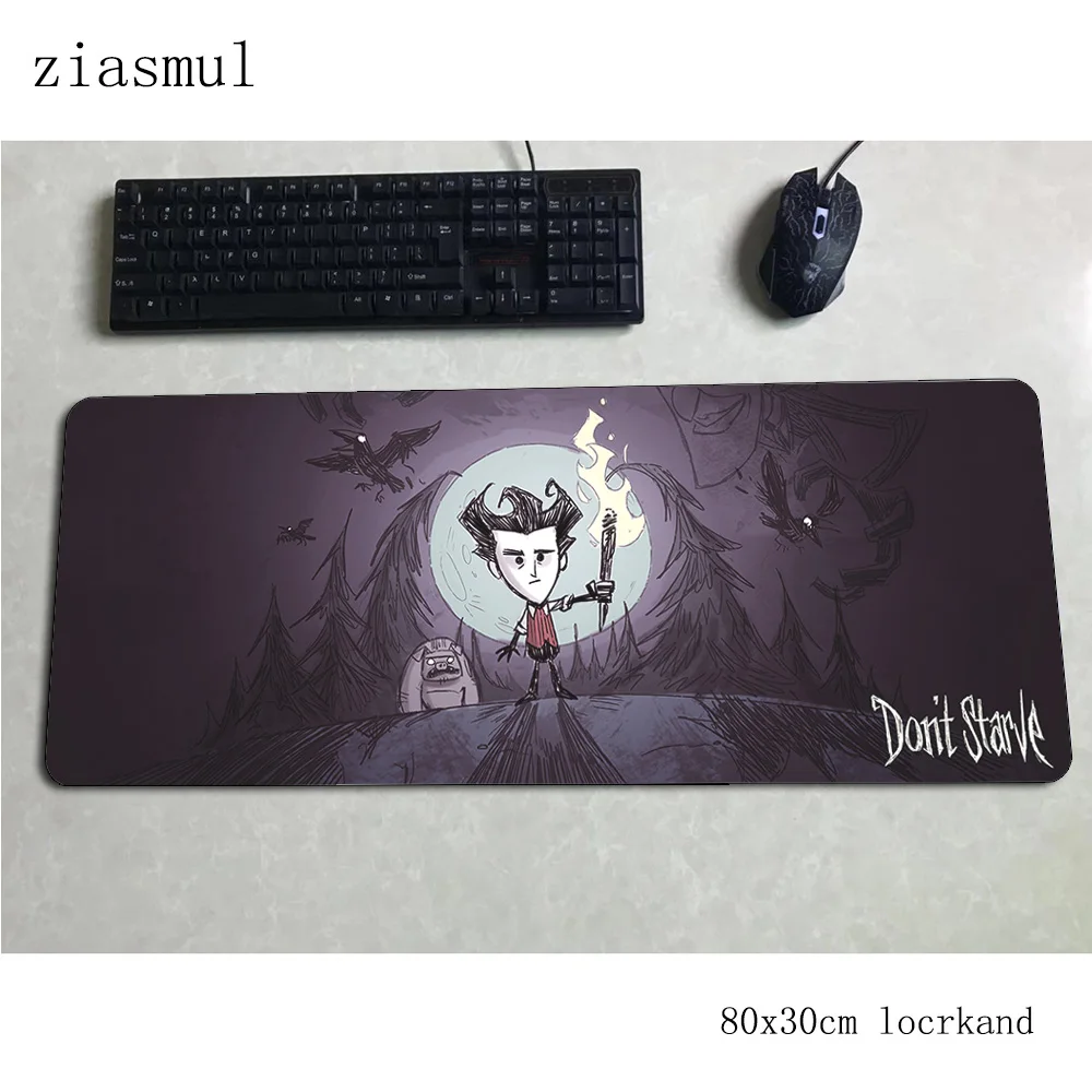 Коврик для мыши dont starve 80x30 см, лучший продавец, коврик для компьютерной мыши, игровые аксессуары, самые дешевые игровые коврики и чехлы, игры, pc gamer