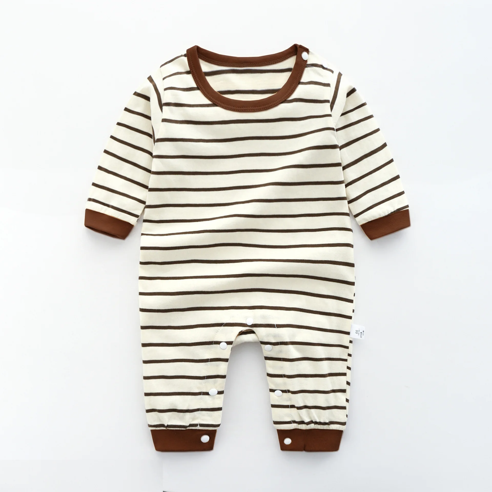 Модная одежда для малышей Комбинезоны хлопковый комбинезон с длинными рукавами для маленьких мальчиков и девочек Одежда для новорожденных повседневная одежда - Цвет: 5