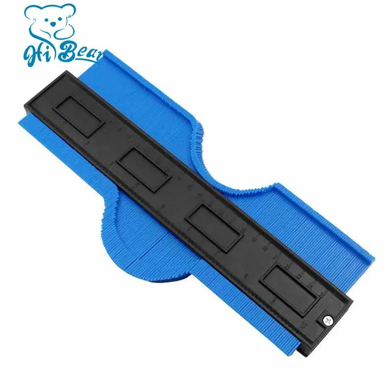 

Irregular contour radian ruler with excellent quality (10 inch 25CM blue copying gauge)