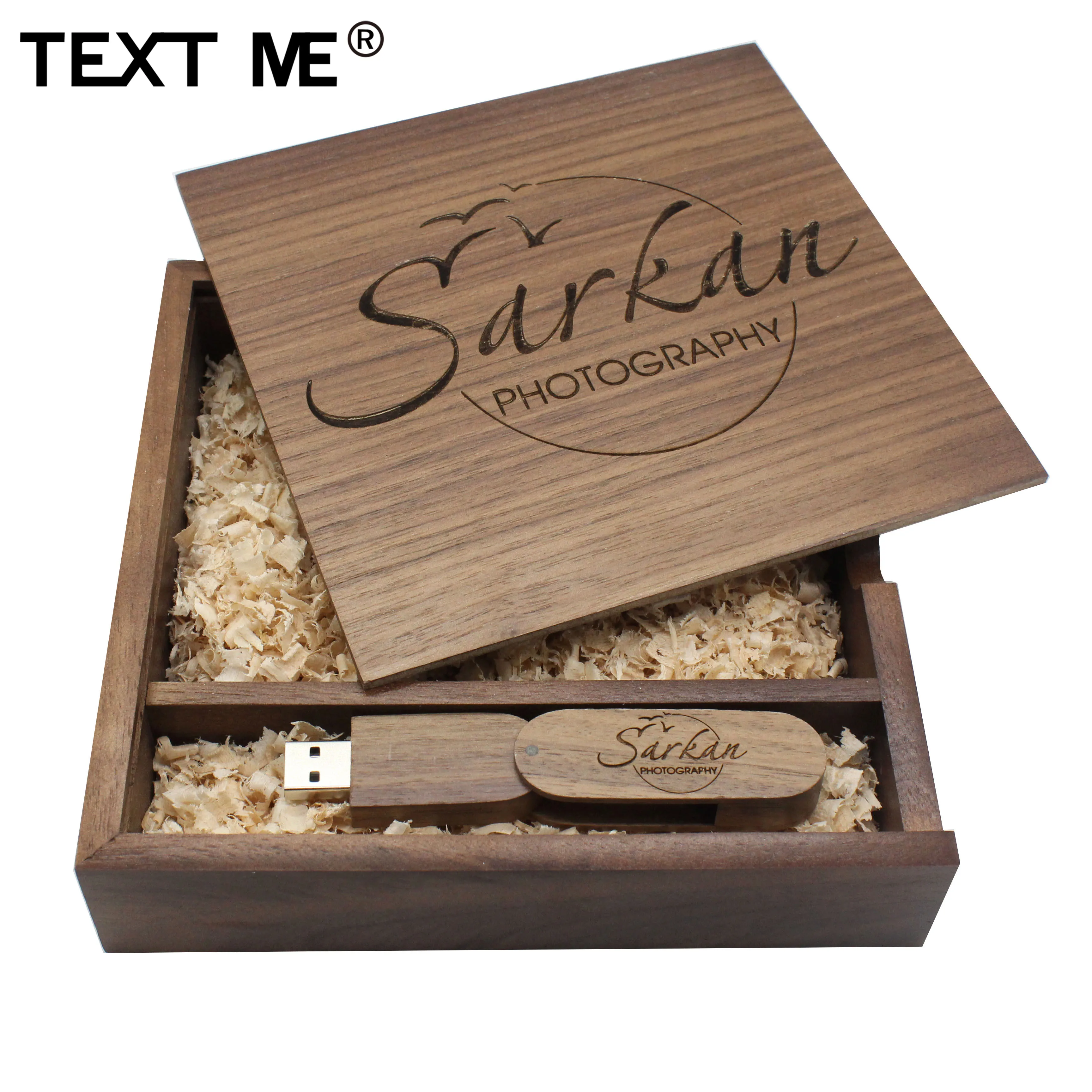 TEXT ME персональный(заказ 5 шт. бесплатный логотип) USB+ коробка логотип на заказ флэш-накопитель 4 ГБ 8 ГБ 16 ГБ 32 ГБ Флешка USB 2,0 Usb флешка