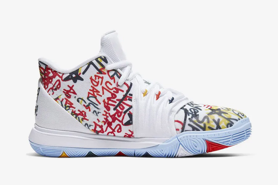 Губка x Kyrie 5 дом в форме ананаса мужские баскетбольные кроссовки Irving 5S граффити Keep Sue Fresh Патрик сквидворд кроссовки, украшенные звездами