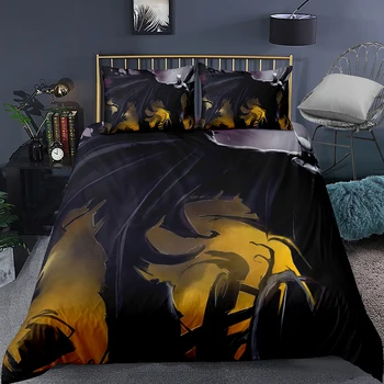 

The Avengers Heroes Bed Linens for Kid's Quilt Duvet Cover Queen Bedspreads Children's Room Bedding Set Dropship
